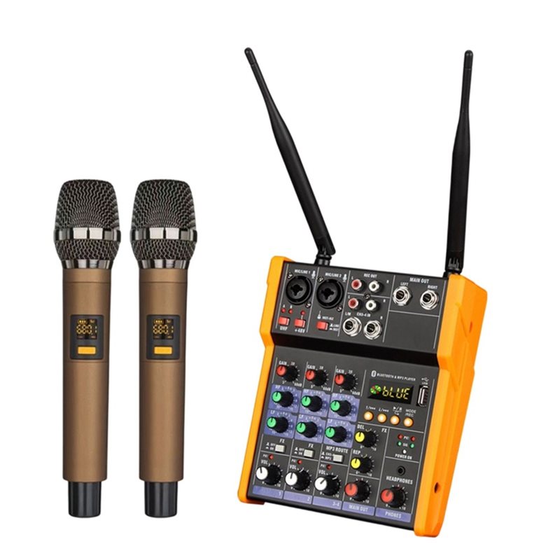 Audio Mixer 4 Channel Usb Bluetooth Pc - [B24B!】 Bluetooth USB Ses Arabirimi 4