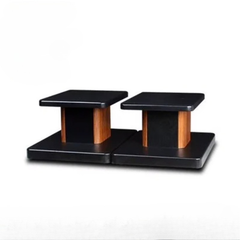 Studio Monitor Speaker Stands Desktop - ‌ Masif Ahşap Hoparlör Standı-Masaüstü ve