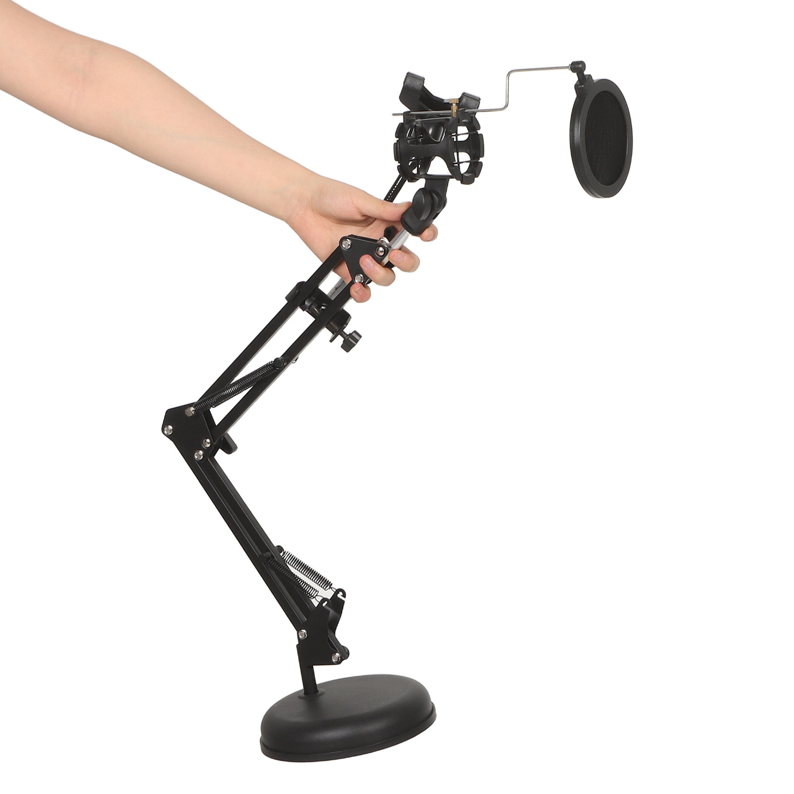 Recording Studio Broadcast Boom Arm - Kayıt Stüdyosu Mikrofon Standı, Ayarlanabilir Masaüstü