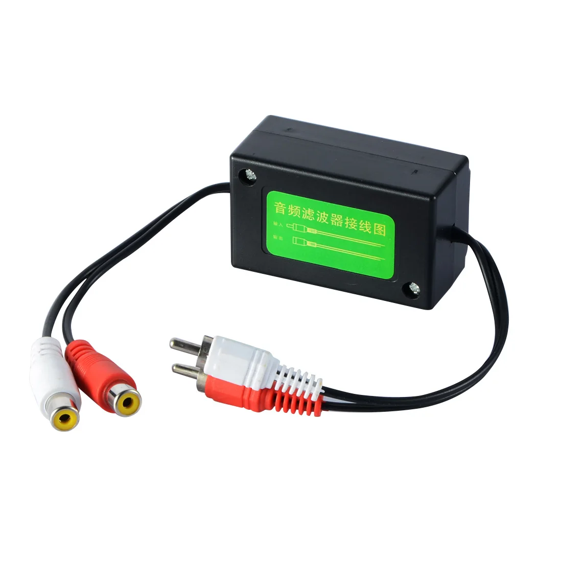 Audio Ground Loop Isolator 3.5Mm Rca - Araç ses gürültü filtresi 3.5mm araba
