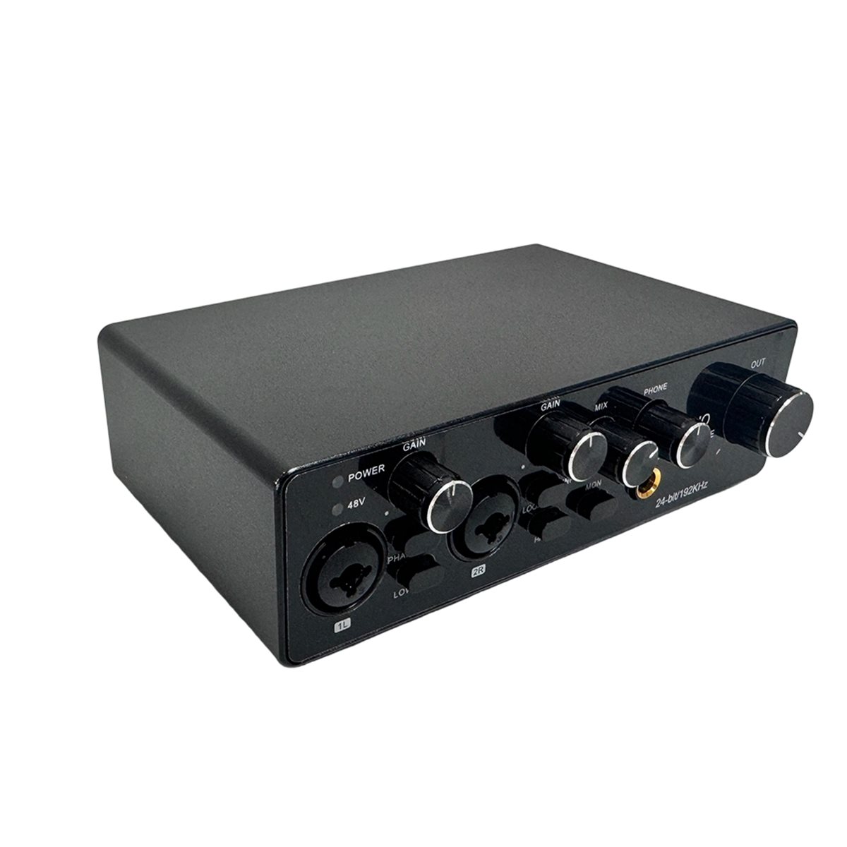 Studio Audio Interface With 48V Phantom - Dijital Temel Gereçler Profesyonel Ses Kartı