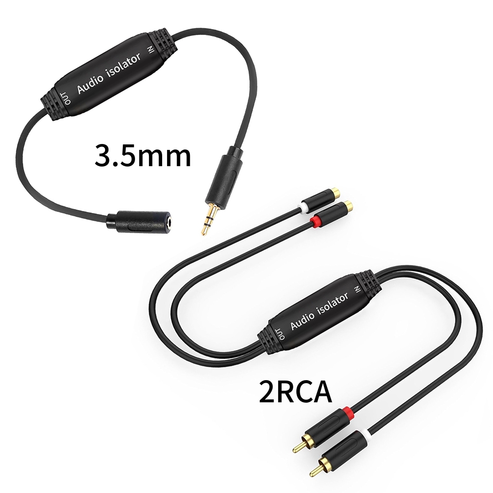 Audio Ground Loop Isolator 3.5Mm Rca - 3,5 mm AUX RCA Topraklama Döngüsü