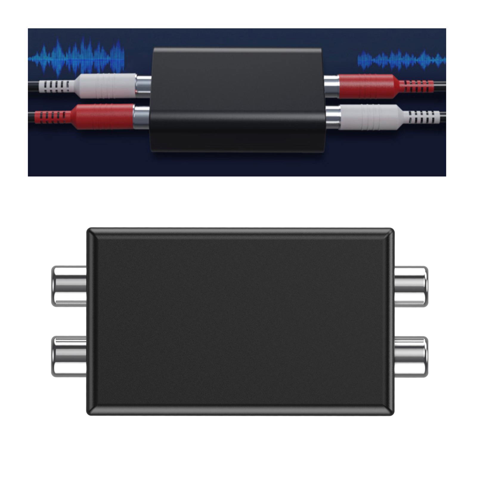 Audio Ground Loop Isolator 3.5Mm Rca - Gürültü Engelleyici 3,5 mm Topraklama Döngüsü