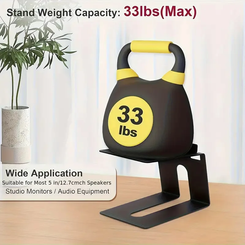 Studio Monitor Speaker Stands Desktop - Masaüstü Hoparlör Standları Çifti Profesyonel Stüdyo