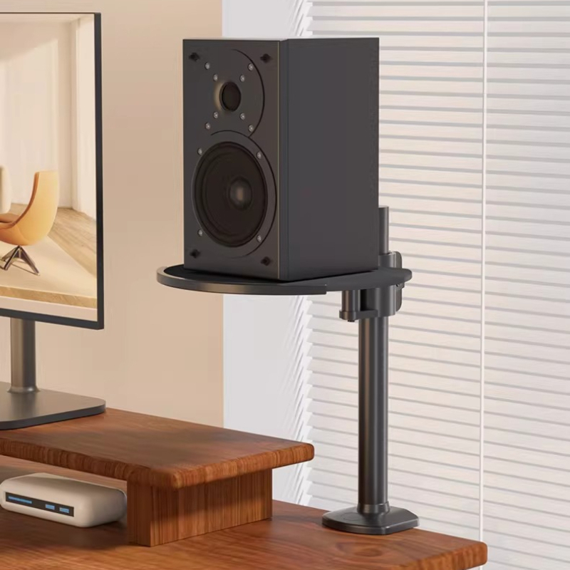 Studio Monitor Speaker Stands Desktop - Metal Tabanlı Hoparlör Masaüstü Standı, PC