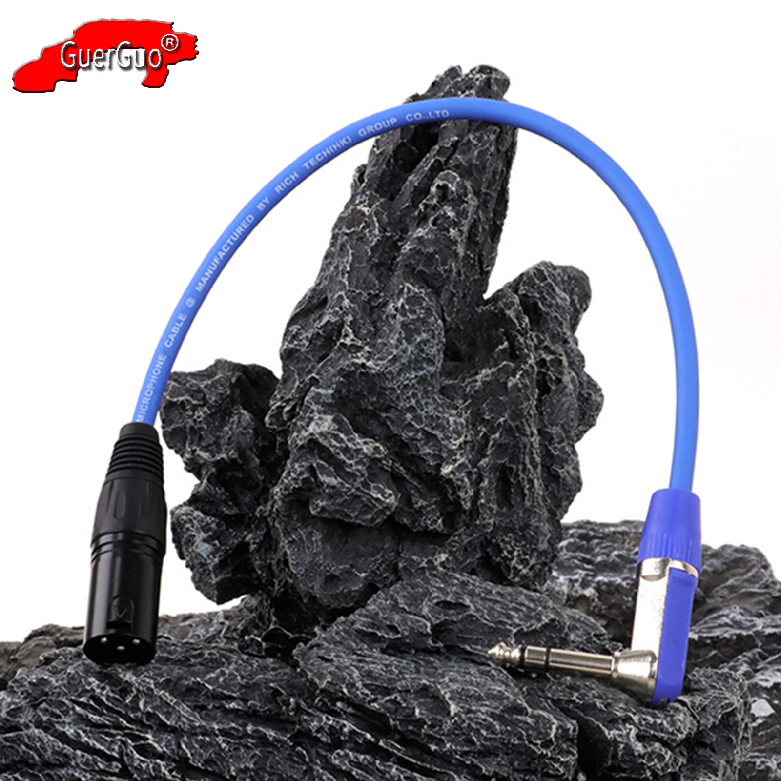 Sağ açı 6.35mm 1/4 inç TRS Jac - Xlr To 6.35Mm Balanced Audio Cable Patch incelemesi ve fiyatı