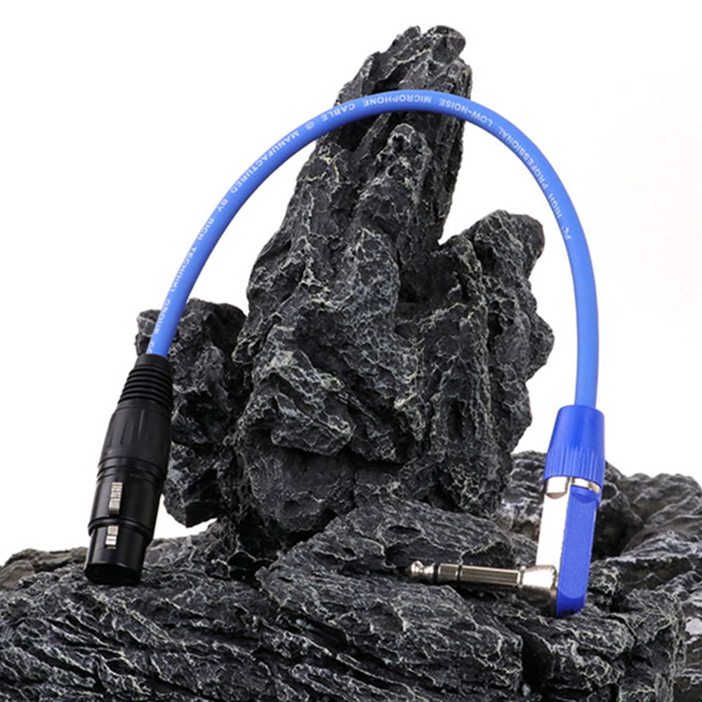 Sağ açı 6.35mm 1/4 inç TRS Jac - Xlr To 6.35Mm Balanced Audio Cable Patch incelemesi ve fiyatı