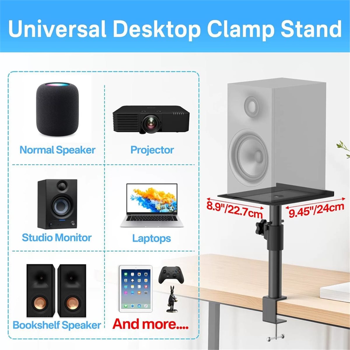 (DT37) Stüdyo Kalitesinde Kele - Studio Monitor Speaker Stands Desktop incelemesi ve fiyatı
