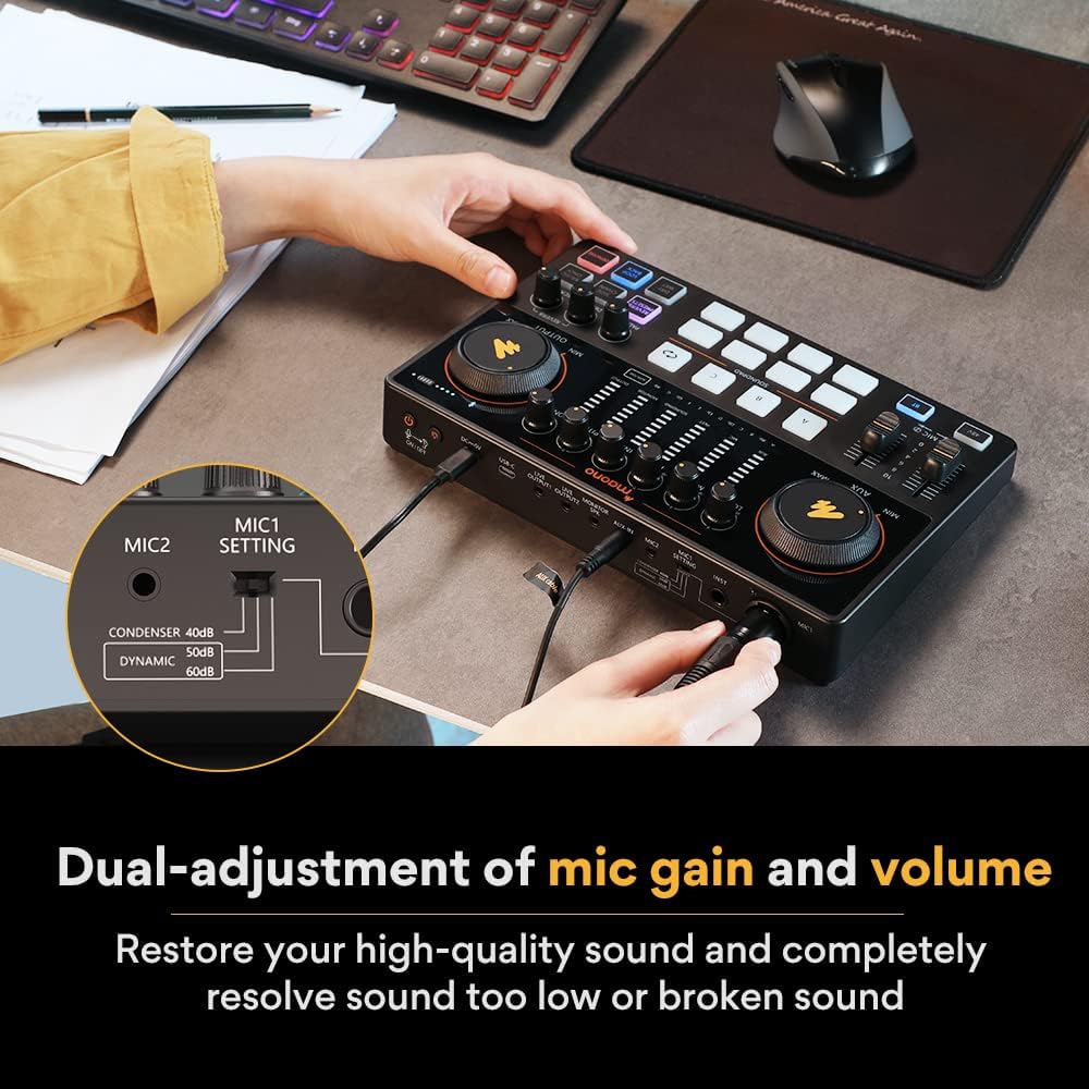 MAONO AME2 Ses Arabirimi Mikse - Studio Audio Interface With 48V Phantom incelemesi ve fiyatı