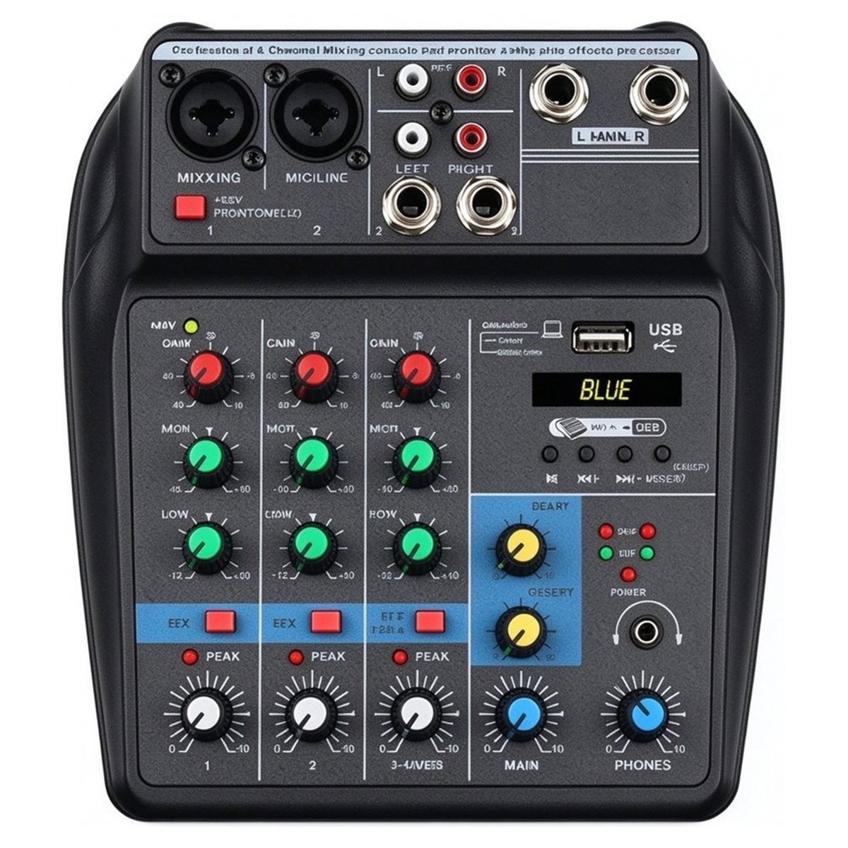 4 Kanallı USB Mikser, Reverb E - Studio Audio Interface With 48V Phantom incelemesi ve fiyatı