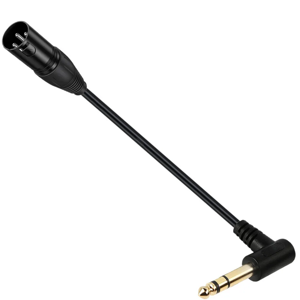50cm 90 Derece 6.35mm 1/4 İnç  - Xlr To 6.35Mm Balanced Audio Cable Patch incelemesi ve fiyatı