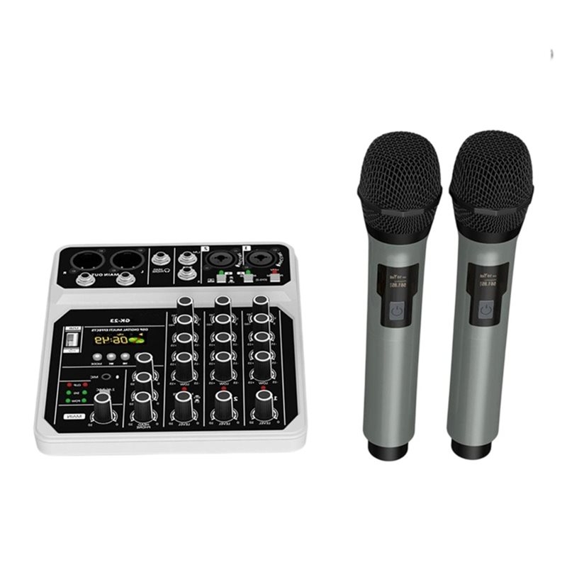 T23C Kablosuz Mikrofon 4 Kanal - Audio Mixer 4 Channel Usb Bluetooth Pc incelemesi ve fiyatı