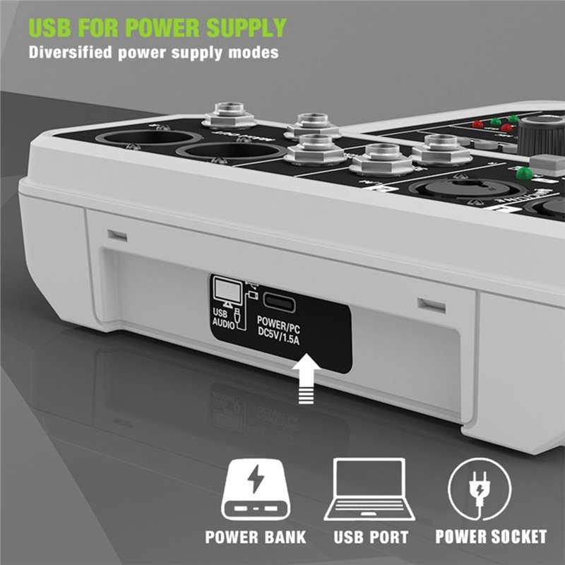 T23C Kablosuz Mikrofon 4 Kanal - Audio Mixer 4 Channel Usb Bluetooth Pc incelemesi ve fiyatı
