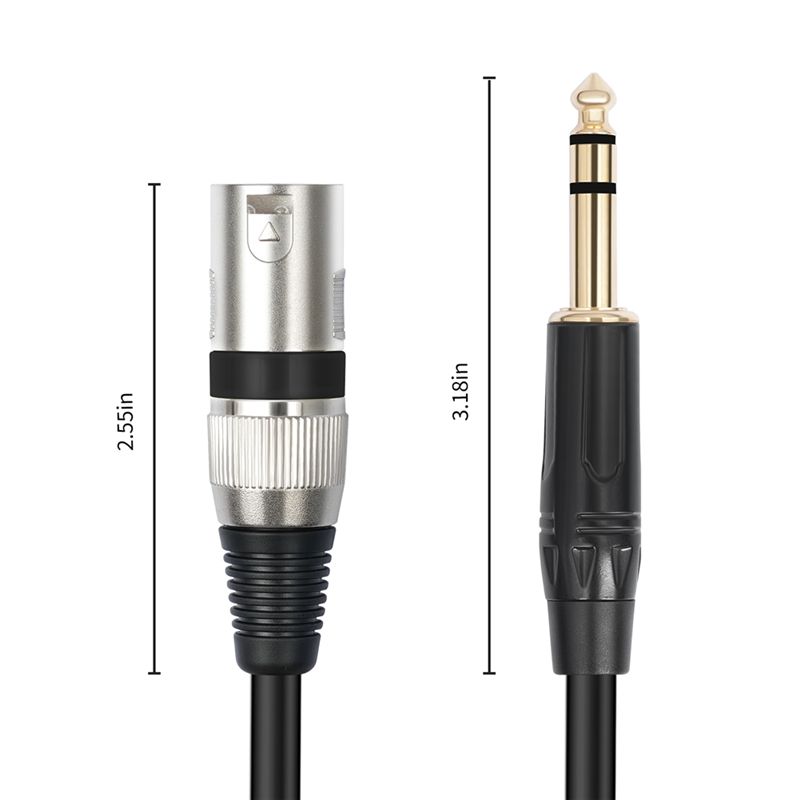 AS95 1/4 İnç - XLR Erkek Mikro - Xlr To 6.35Mm Balanced Audio Cable Patch incelemesi ve fiyatı