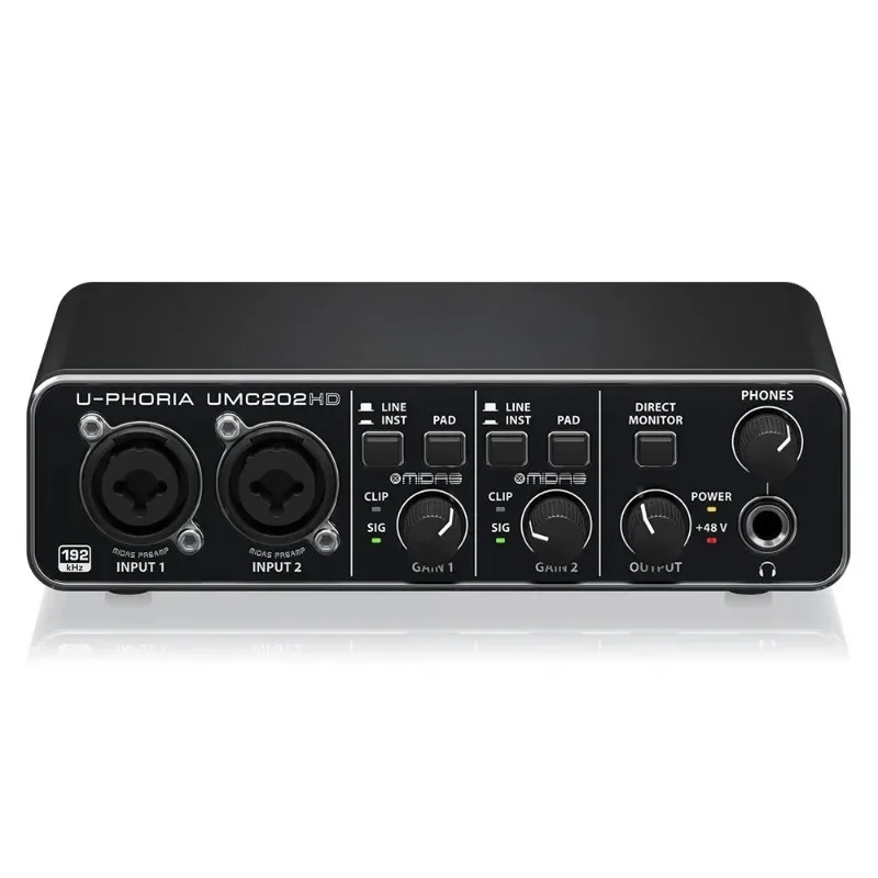 U-Phoria UMC202HD ses kartı, 2 - Studio Audio Interface With 48V Phantom incelemesi ve fiyatı