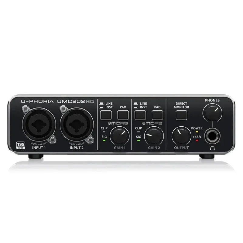 U-Phoria UMC202HD ses kartı, 2 - Studio Audio Interface With 48V Phantom incelemesi ve fiyatı