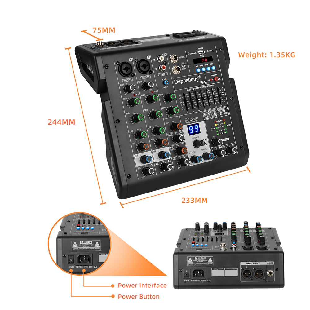 Bluetooth USB Kayıt Bilgisayar - Studio Audio Interface With 48V Phantom incelemesi ve fiyatı