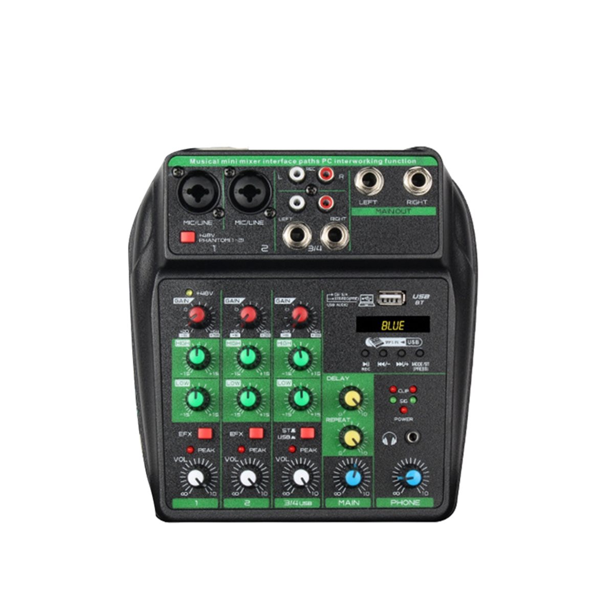 Profesyonel Ses Mikseri: DJ'le - Audio Mixer 4 Channel Usb Bluetooth Pc incelemesi ve fiyatı