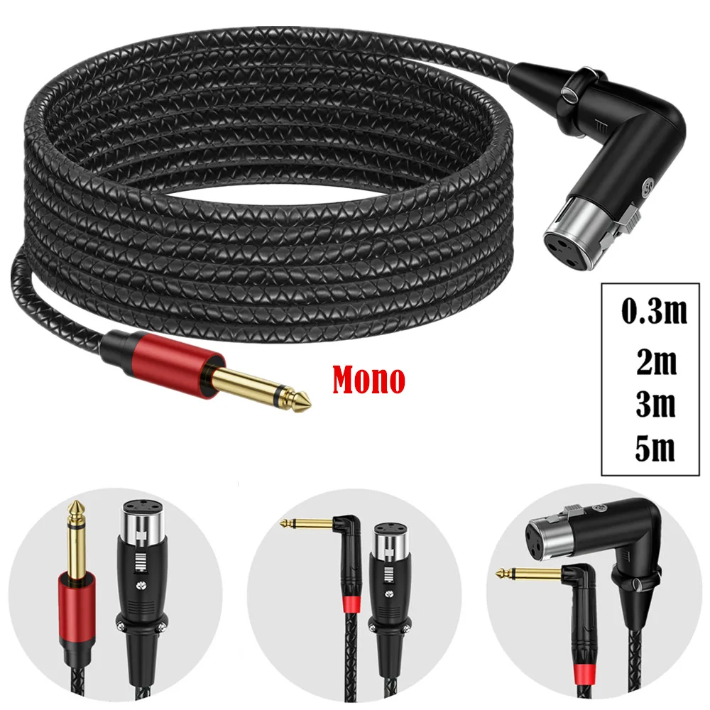 6,35 mm TS Mono Erkek - Düz/Di - Xlr To 6.35Mm Balanced Audio Cable Patch incelemesi ve fiyatı