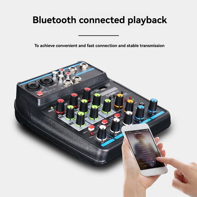 Profesyonel 4 Kanallı USB Ses  - Audio Mixer 4 Channel Usb Bluetooth Pc incelemesi ve fiyatı