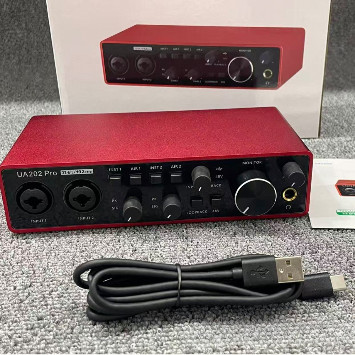 UA202 Pro Profesyonel Ses Kart - Studio Audio Interface With 48V Phantom incelemesi ve fiyatı