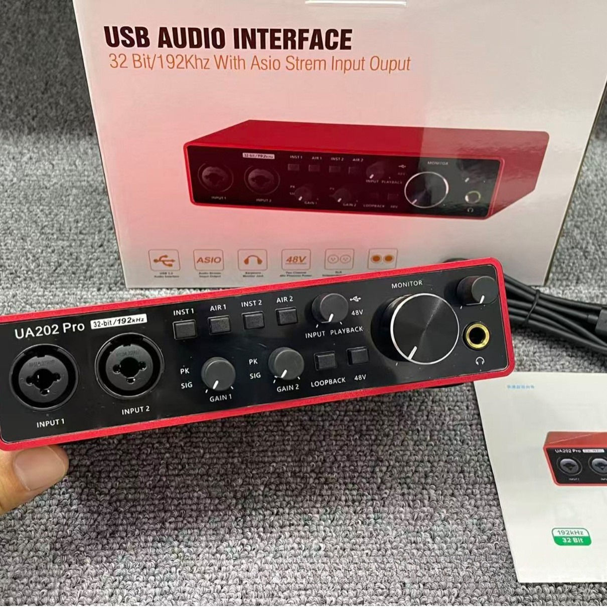 UA202 Pro Profesyonel Ses Kart - Studio Audio Interface With 48V Phantom incelemesi ve fiyatı