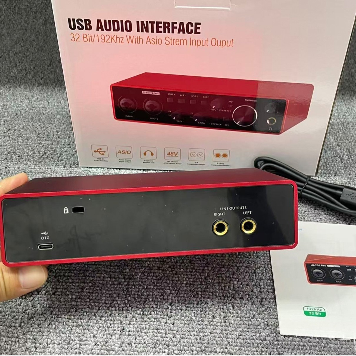 UA202 Pro Profesyonel Ses Kart - Studio Audio Interface With 48V Phantom incelemesi ve fiyatı