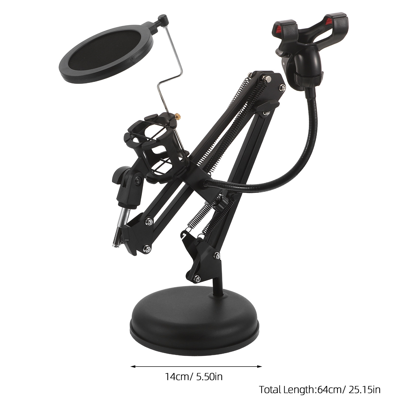Çift Kollu, Ayarlanabilir Mikr - Recording Studio Broadcast Boom Arm incelemesi ve fiyatı