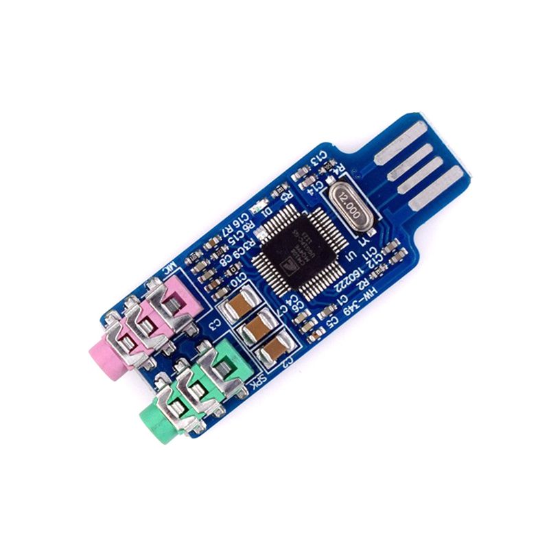 AA08-CM108 2 Parçalı USB Ses A - Usb Audio Interface 2 In 2 Out 24Bit incelemesi ve fiyatı