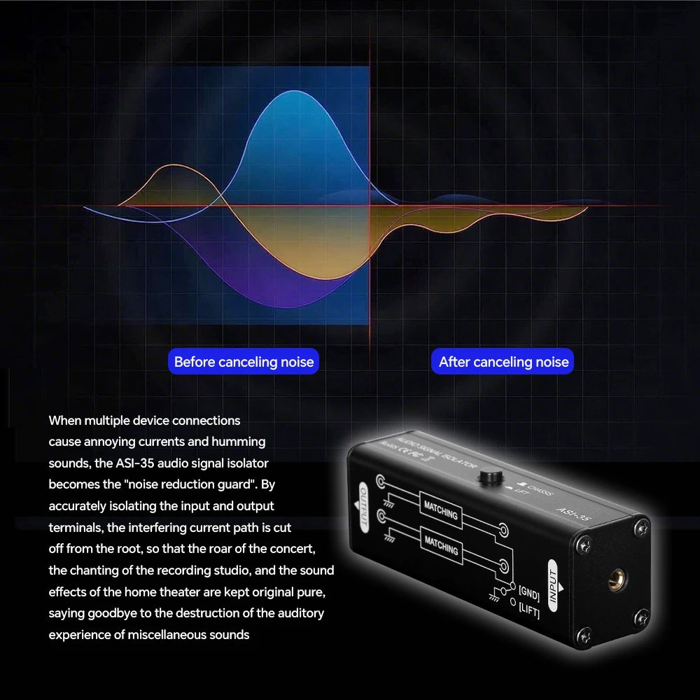 Profesyonel Hum Eliminator Ses - Audio Ground Loop Isolator 3.5Mm Rca incelemesi ve fiyatı