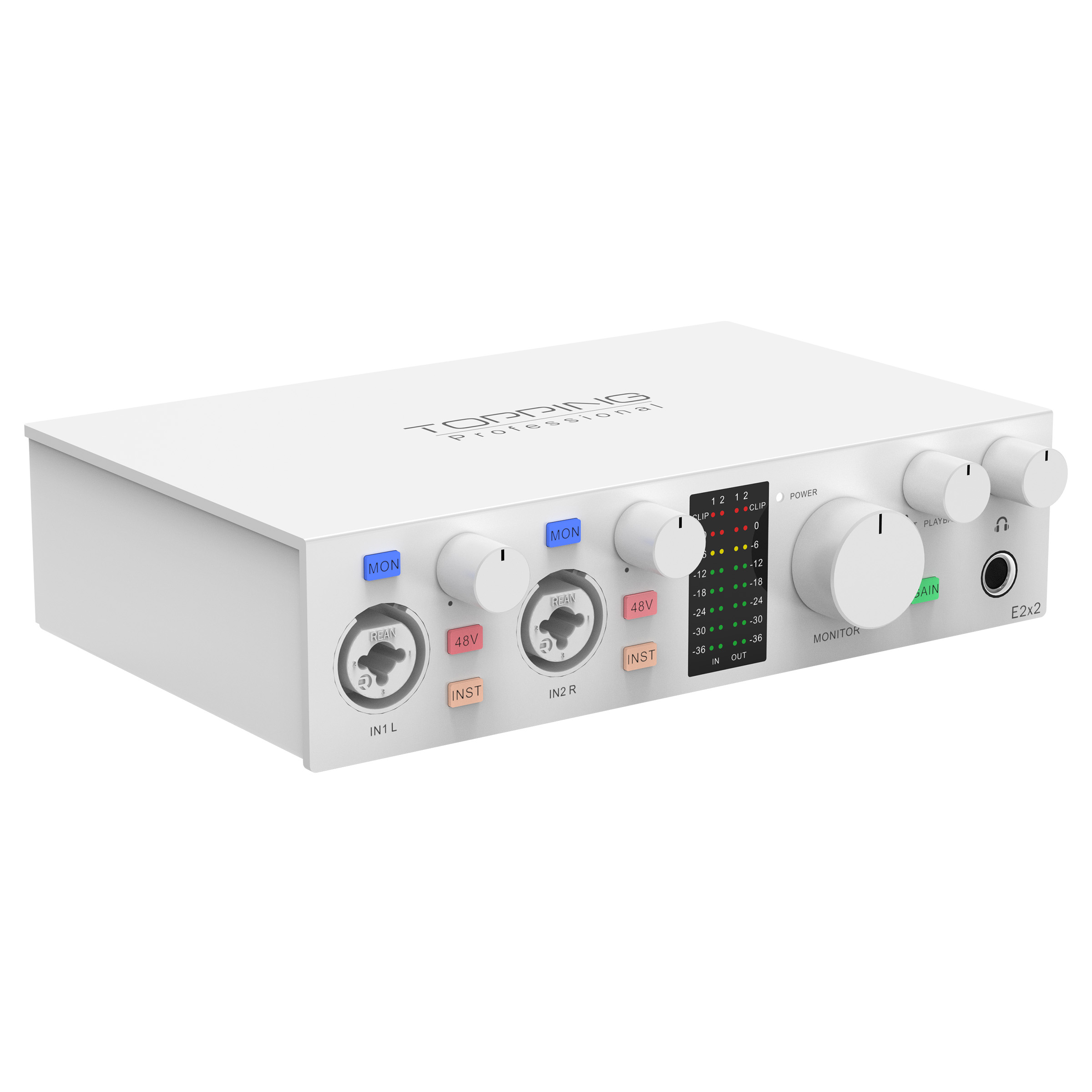 TOPPING E2x2 Profesyonel Ses K - Usb Audio Interface 2 In 2 Out 24Bit incelemesi ve fiyatı